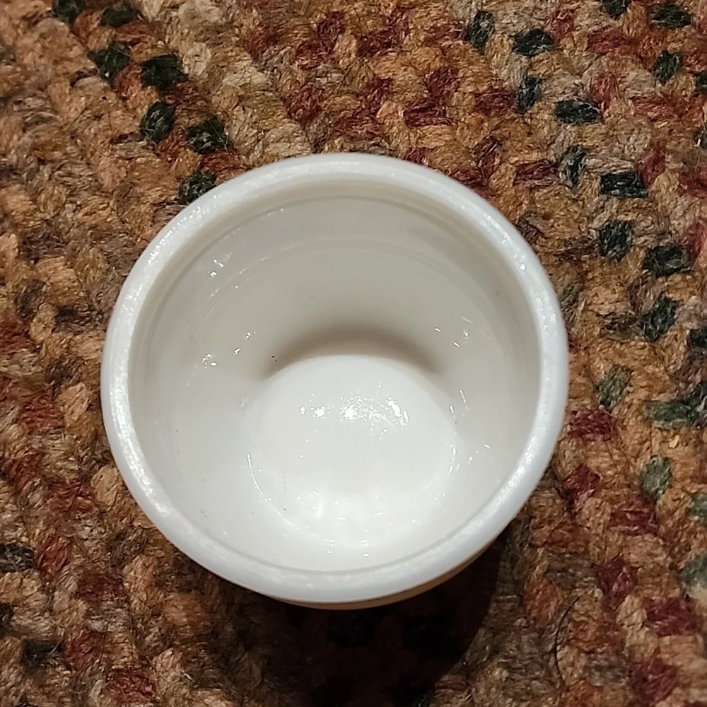 Vintage Avon Milk Glass Vanity Jar, Missing Lid